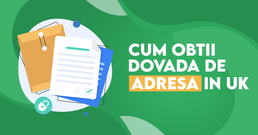 cum obtii dovada de adresa in uk